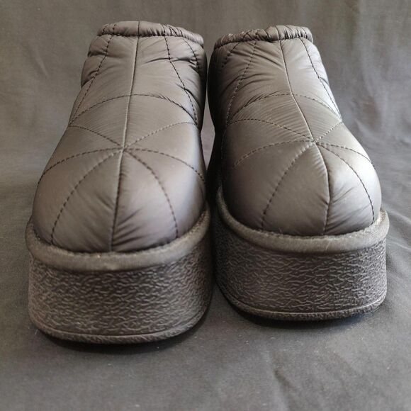 NWOT ♡ Naked Wolfe ♡ Buffy Fur Lined Puffer Platform Boots in Black - Picture 6 of 8